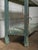 Late 20th Century Handcrafted Wooden Shelf With Original Distressed Blue-Green Paint For Sale - Image 5 of 5