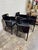 Contemporary Vintage Alden Parkes Contemporary Black Barrel Game Table Chairs - Set of 4 For Sale - Image 3 of 9