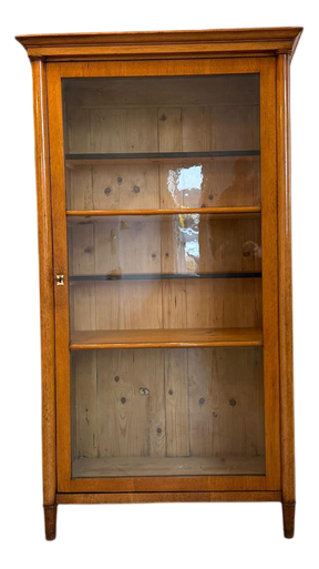 Biedermeier Display Cabinet in Wood