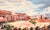Dramatic desert landscape by Betty Jenkins (American, 20th Century). Red rock formations stretch across the center of the...