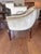 Jean De Merry Art Deco, wood frame and walnut legs. One of the most stylish and comfortable places to sit in our beloved...