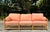 Vintage Coastal McGuire Trellis Rattan Sofa For Sale In West Palm - Image 6 of 12
