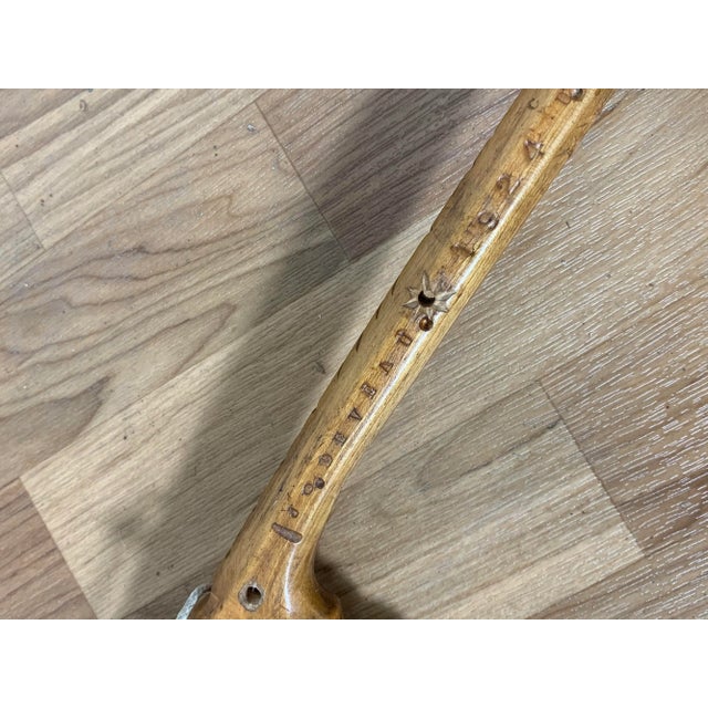 C. 1950s Hand Carved Folk Art Canes / Sticks by Joseph Deveau - Set/3 For Sale In Boston - Image 6 of 13