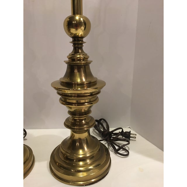Stiffel Brass Vintage Table Lamps a Pair Chairish