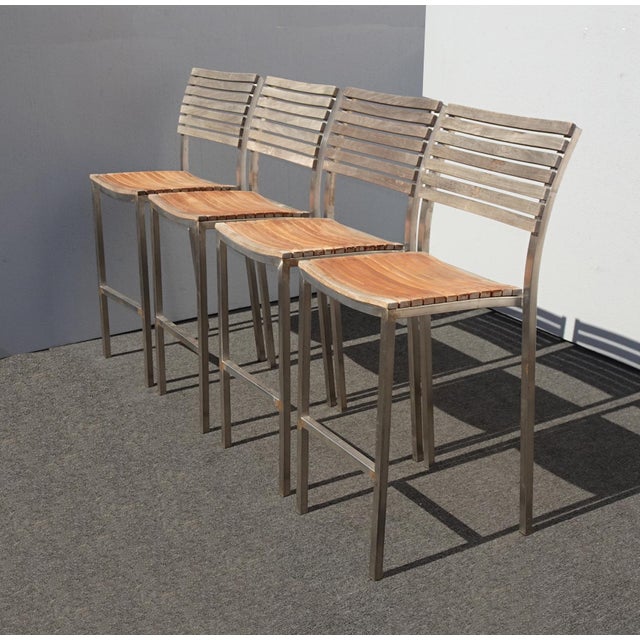 Unique Barstools in Great Vintage Condition. Solid and Firm. There are Cushions that have covered the seats leaving them...
