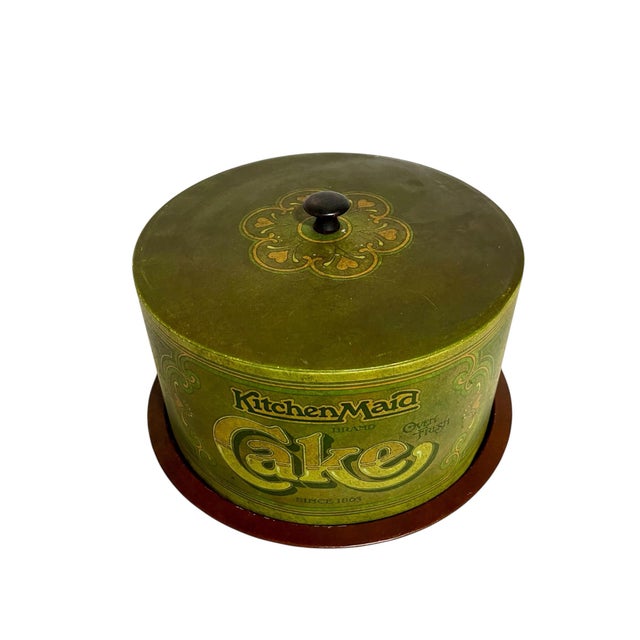 American 1970s Ballonoff Kitchen Maid Metal Cake Saver Carrier For Sale - Image 3 of 5
