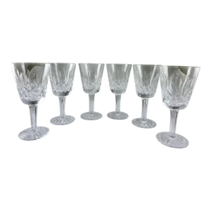 1970s Waterford Lismore Wine Glasses - Set of 6