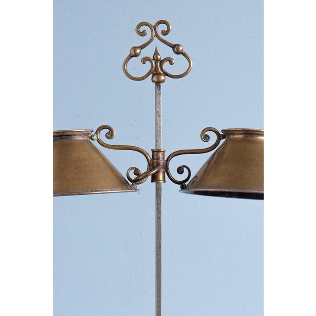 Brass Bouillotte Lamp For Sale - Image 6 of 11