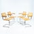 Bauhaus wicker chairs, in the style of Marcel Breuer and Mart Stam, stackable, 4 pieces in good condition. Beautiful set...