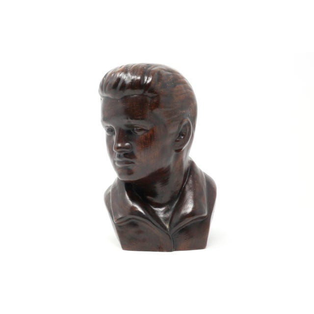 Vintage Ceramic Elvis Presley Bust Memphis Mod Chairish
