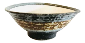 90's Hand Crafted Potter Serving Bowl