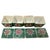 Antique Chinese Porcelain Condiment Set With 4 Matching Mother of Pearl Spoons For Sale In Los Angeles - Image 6 of 11