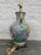 1980s Fredrick Cooper Hand Painted Floral Lamp Gilt Handles Roses Tulips Irises ChicagO For Sale - Image 4 of 6