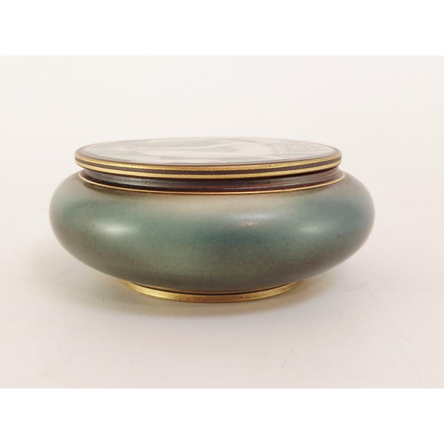 Art Deco Lidded Box by Gunnar Nylund and Carl-Harry Stålhane for Rörstrand, 1930s For Sale - Image 6 of 11