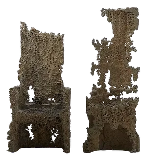 Urano Palma, King and Queen, 1970s, Bronze, Set of 2