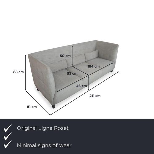 with this three-seater sofa from Ligne Roset, you're getting a piece of classic elegance with a modern twist. The backrest...