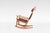 Brown Keyhole GE-673 Rocking Chair by Hans J. Wegner for Getama, 1960s For Sale - Image 8 of 8