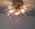 Vintage Italian Murano Style Starbust Flush Mount Chandelier For Sale - Image 6 of 12