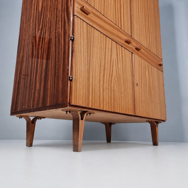 Wood Vintage Wardrobe by Francisek Mezulanik, 1960s For Sale - Image 7 of 12