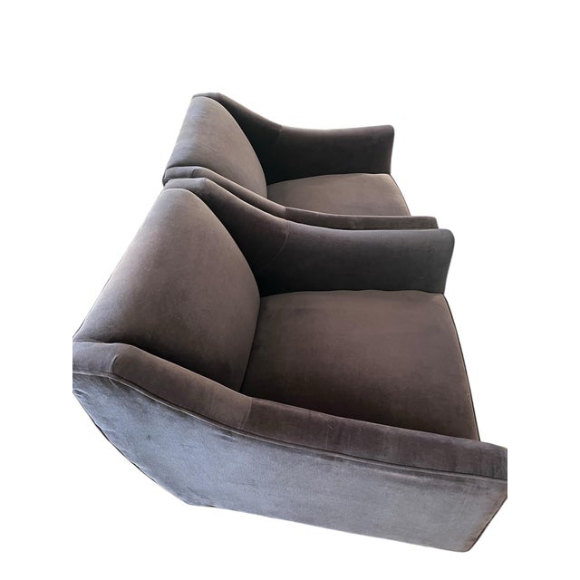 Metal Mitchell Gold + Bob Williams Swivel Cara Chairs For Sale - Image 7 of 10