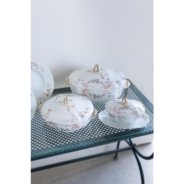 Vintage French Porcelain Dinner Service for 12 - 28 pcs For Sale - Image 11 of 11