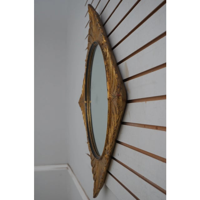 Age: C.1920s Details: Nice Decorative Mirror Stunning Gold Leaf Finish Frame Condition: Excellent Original Finish &...
