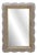 Mid-Century Modern Italian Sculptural Backlit Mirror in Murano Glass and Brass, 2000s For Sale