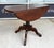 Wood Antique Mahogany Drop Leaf Table With Pedestal Base For Sale - Image 7 of 14