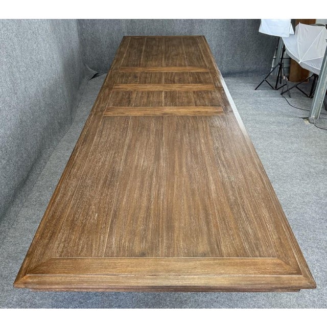 2020s 11 Piece Restoration Hardware Dining Set With 9-12ft Table and French Chairs For Sale - Image 5 of 18