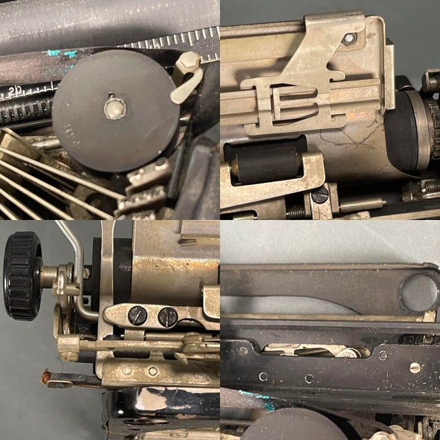 Vintage 1931 Remington Portable Model 5 Noiseless Typewriter Antique Rare Model For Sale - Image 9 of 12