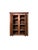 An elegant walnut cabinet from the late 1700s, featuring two doors carved with a refined drapeaux motif. The slender...