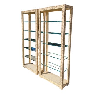 Late 20th Century Pair of Henredon Eterge Shelving For Sale