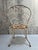 Antique Chippy Paint and Rusty Metal Garden Chairs, 1920s, Set of 4 For Sale - Image 6 of 8