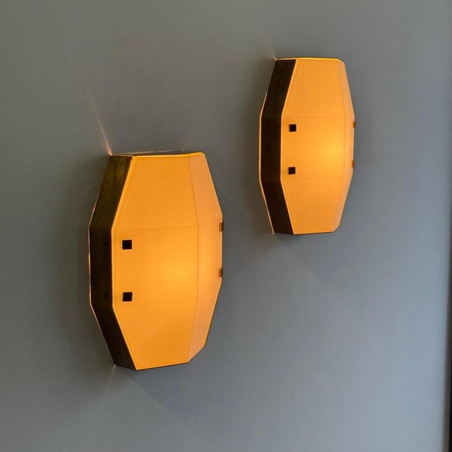 Model 12880 Wall Sconces attributed to Elio Monesi for Arredoluce, 1961, Set of 2 For Sale - Image 3 of 18