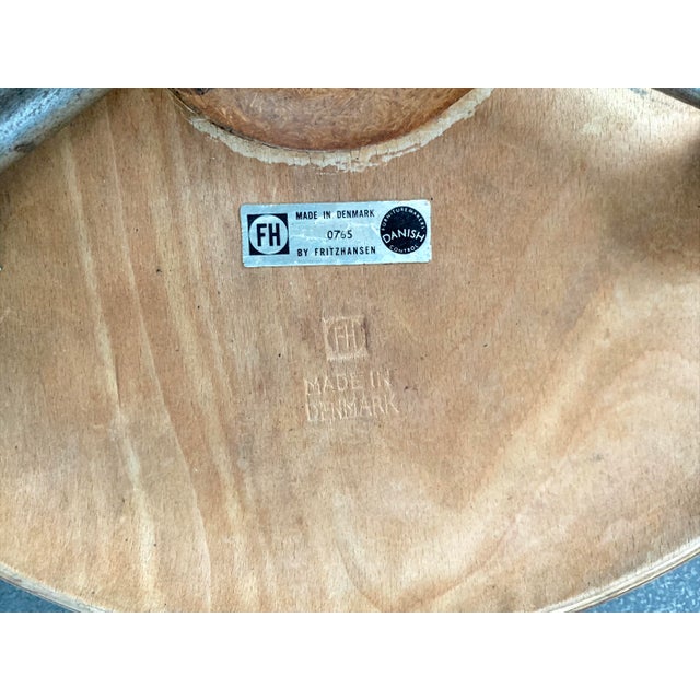 Dot Stool 3170 in Teak by Arne Jacobsen for Fritz Hansen, 1965 For Sale - Image 11 of 13