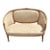 Fine Antique French Curved Side Settee For Sale