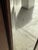 1980s Antique Mirror in Brown Oak with Beveled Glass and Keyhole Escutcheon, 1980s For Sale - Image 5 of 16