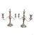 Silver Barker-Ellis Silver Co. Made in England Silverplate Pair 3-Arm Candelabras For Sale - Image 8 of 12