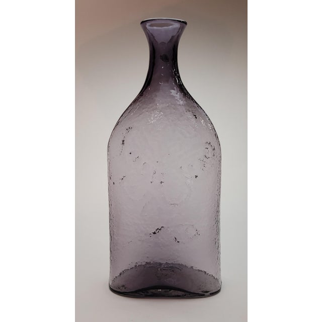 Mid-Century Modern Rare Blenko Butterfly Vase 2006 For Sale - Image 3 of 17