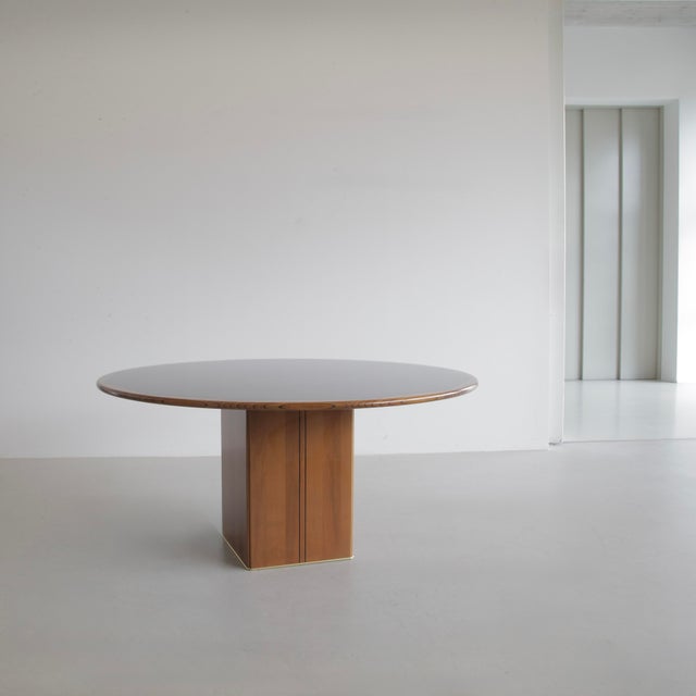 Brown Artona Series Dining Table by Afra & Tobia Scarpa for Maxalto, Italy, 1975 For Sale - Image 8 of 8
