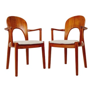 Mid-Century Modern Danish Teak Armchair by Niles Koefoed for Koefoeds Hornslet, 1960s For Sale