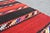 Red 1960s Rustic Hand Knotted Red Striped Kilim For Sale - Image 8 of 10