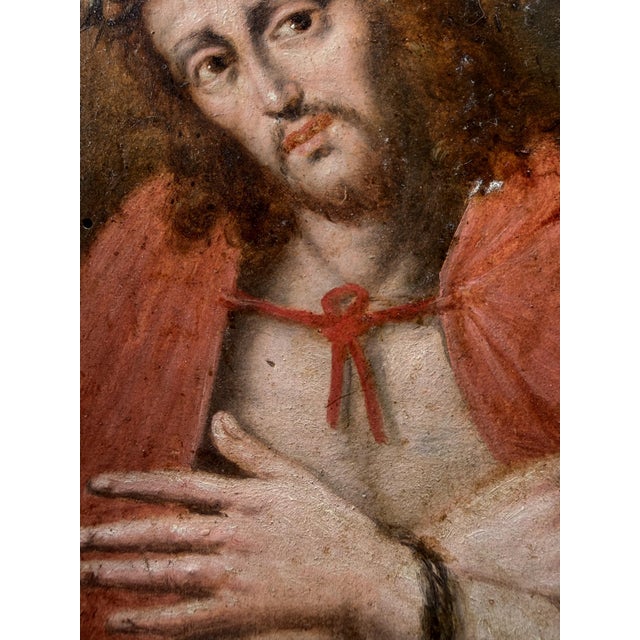 Early 18th Century Italian Artist, Ecce Homo, Early 18th Century, Oil on Panel, Framed For Sale - Image 5 of 14
