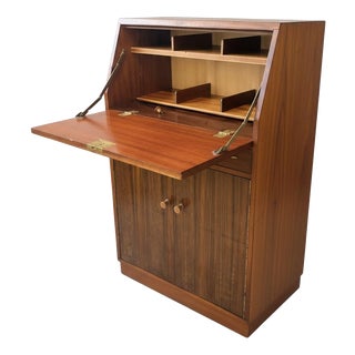 Mid-Century Modern Secretaire with Storage Cupboard, 1960s For Sale