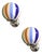 Multicolor Rods Murano Glass Wall Sconces by Simoeng, Set of 2 For Sale