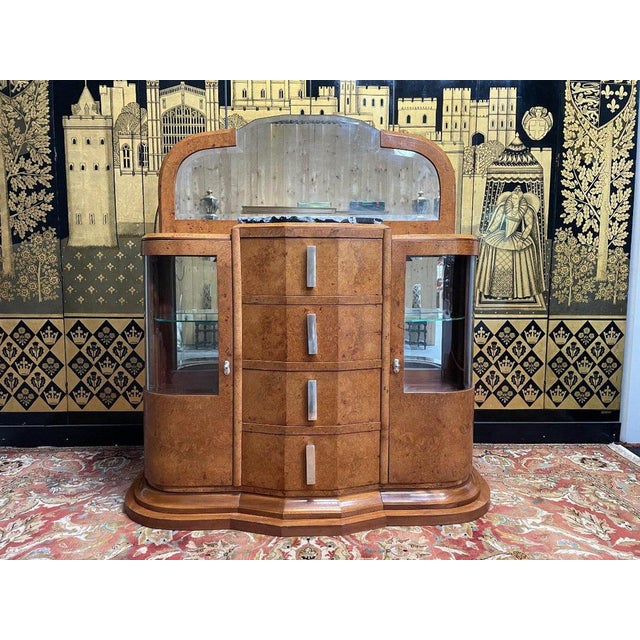 Brown Art Deco Period Sideboard For Sale - Image 8 of 8
