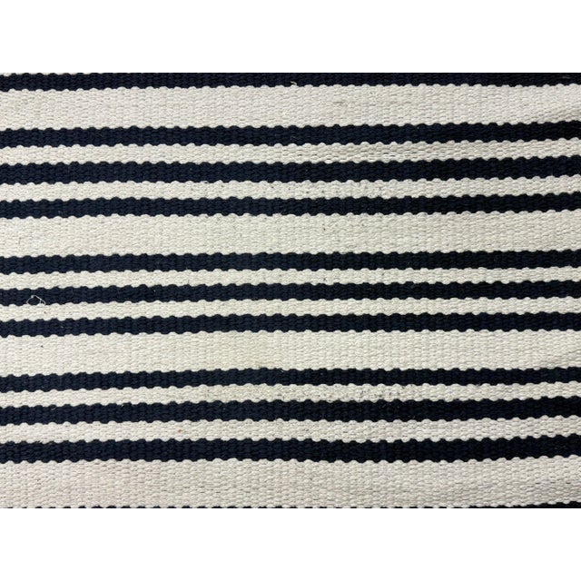 2010s 7ft 7in × 10ft 1 in Serena & Lily Signature Cotton Dhurrie Rug For Sale - Image 5 of 12