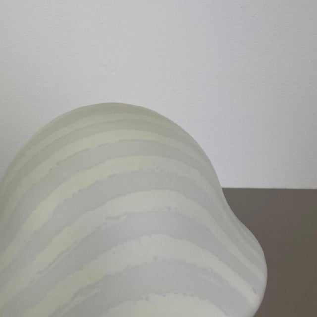 Glass Mushroom Zebrano Desk Light from Peill & Putzler, Germany, 1970s For Sale - Image 14 of 18