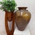 Early 20th Century Brown Yellow Storage Water Jar Vessel with Small Handles For Sale - Image 5 of 8