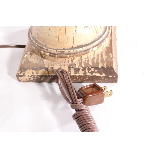 Mid 20th Century Safran & Gluckman Metal Foliate Table Lamp Made in Italy For Sale - Image 17 of 17